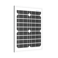 ACOPower 20 Watt Mono Solar Panel for 12 V Battery Charging, Off Grid