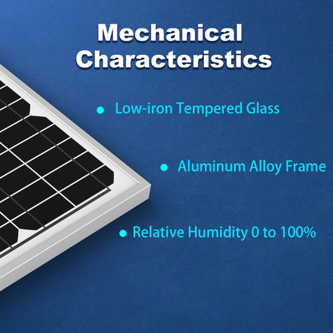 30W Mono Solar Panel For 12 Volt Battery Charging-ACOPower – ACOSolar