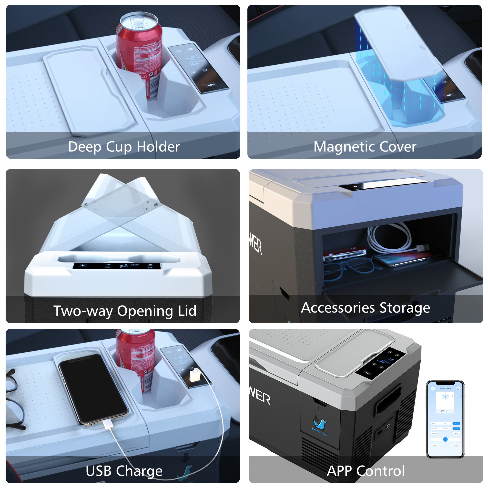 Solar powered sales portable fridge