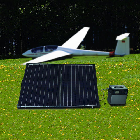 100W Foldable Solar Panel Expansion Suitcase-ACOPower – ACOSolar