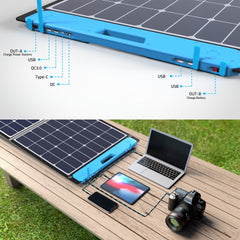 OMNI 110W & 220W All-in-one Solar Charging Station