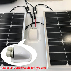 600 Watt Monocrystalline Solar RV Kit w/50A MPPT Charge Controller (3x200W 50A Kit)